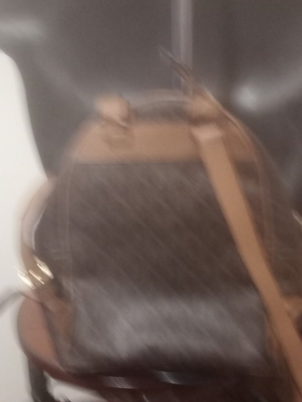 MICHAEL KORS Abbey Brown Pebbled Leather Gold Tone Studs Backpack - Picture 10 of 15